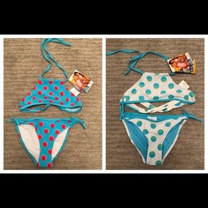 Set of two Snapperrock bikinis NWT size 6